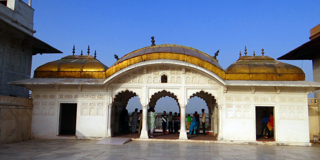Agra Fortas, Musamman Burj, Mughals, Architektūra, Rūmai, Pilis, Baltas Marmuras, Agra, Indija, Nemokamos Nuotraukos