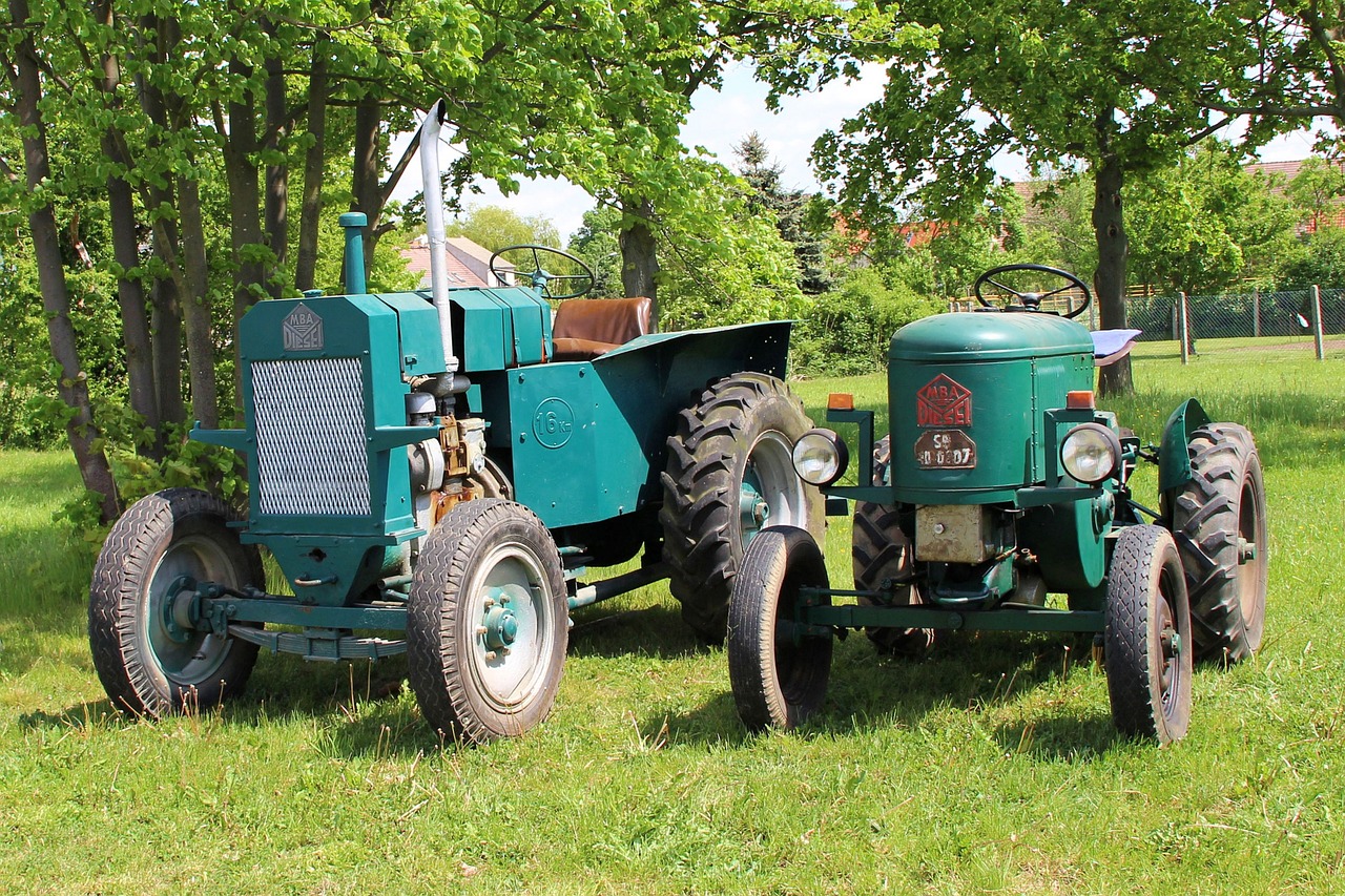 Žemės Ūkio Traktorius, Traktoriai, Žemdirbystė, Oldtimer, Istoriškai, Mba, Orenstein Kapasi, Nemokamos Nuotraukos,  Nemokama Licenzija