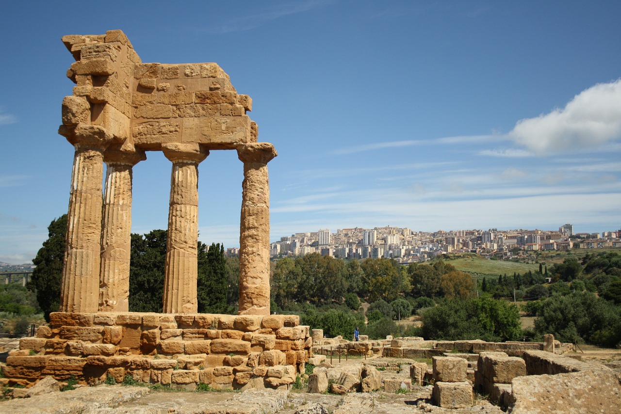 Agrigento,  Sicilija,  Archeologija,  Italija, Nemokamos Nuotraukos,  Nemokama Licenzija