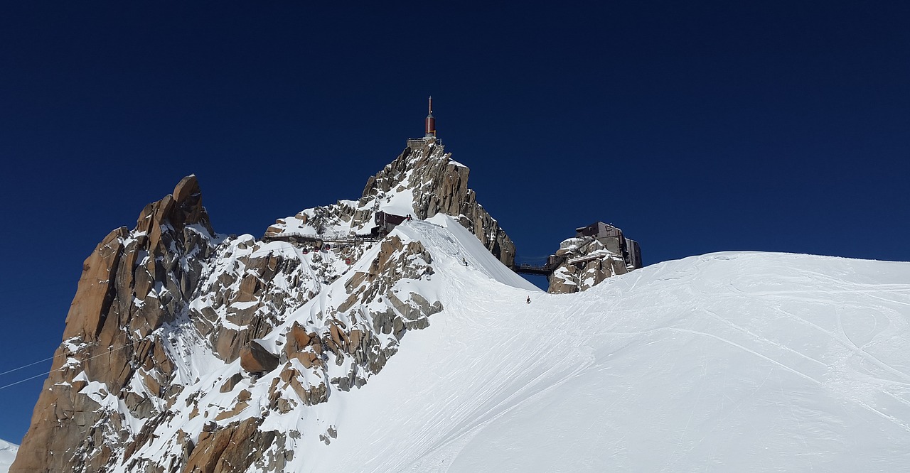 Aiguille Du Midi, Chamonix, Kalnų Stotis, Aukšti Kalnai, Kalnai, Alpių, Aukščiausiojo Lygio Susitikimas, Sniegas, Aukštas, Kraštovaizdis