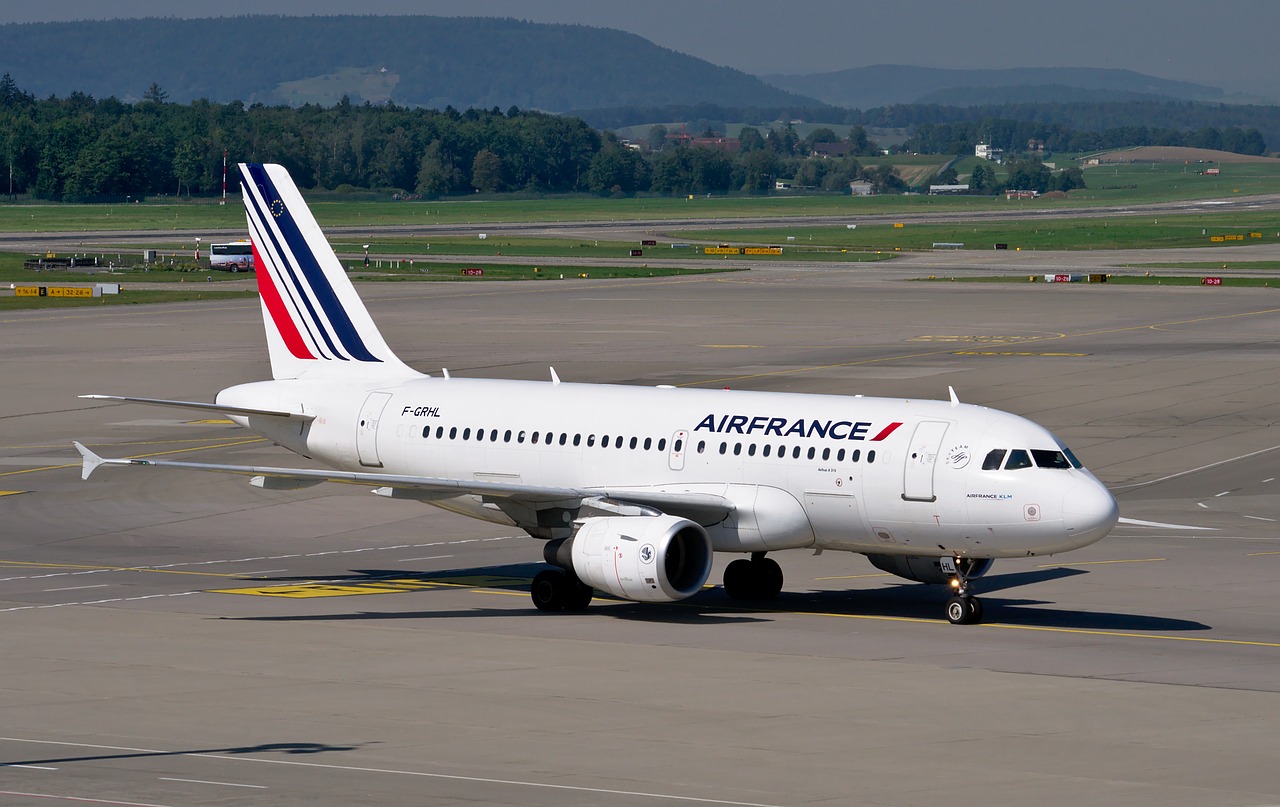 Oro France, Airbus A319, Oro Uostas Zurich, A319, Oro Uostas, Transportas, Šveicarija, Zrh, Orlaivis, Reaktyvinis