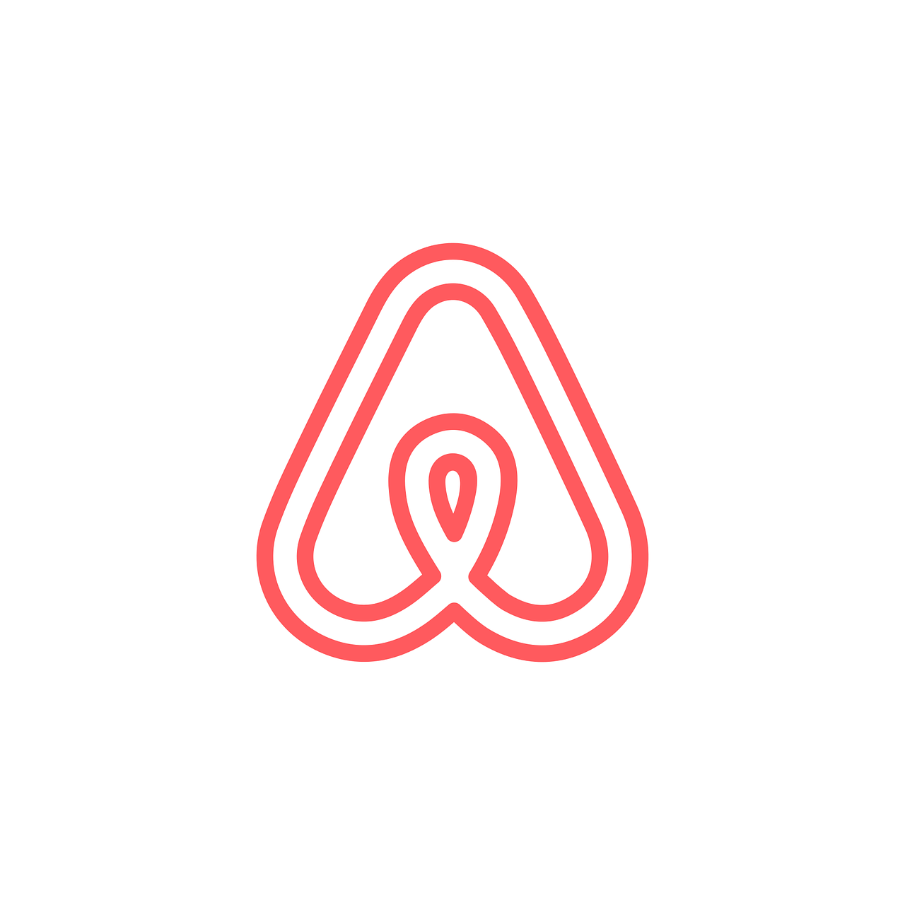 Airbnb,  Airbnb Piktogramą,  Airbnb Logotipas,  Airbnb Simbolis,  Socialiniai Tinklai,  Tinklai,  Internetas,  Tinklas,  Socialinė,  Socialinis Tinklas