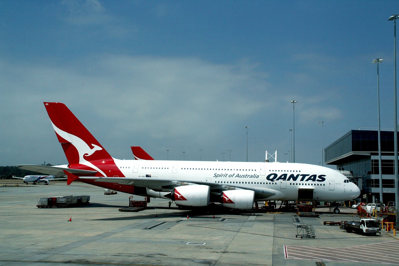 Airbus, A380, Qantas, Orlaivis, Keleiviniai Orlaiviai, Oro Uostas, Melburnas, Charles Ulm, Nemokamos Nuotraukos,  Nemokama Licenzija