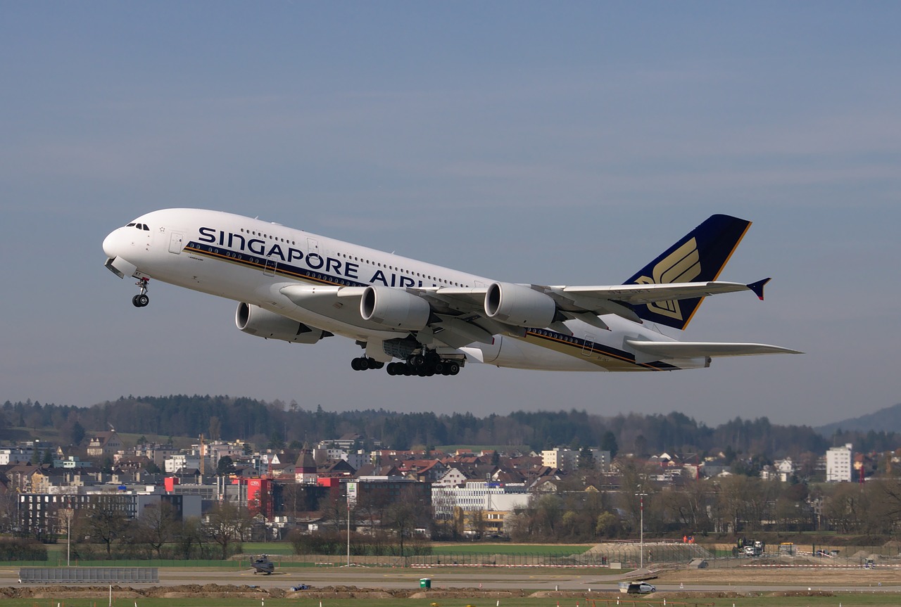 Orlaivis, Singapūras, Airbus A380, Reaktyvinis, Keleiviniai Orlaiviai, Oro Uostas, Zurich, Oro Uostas Zurich, Pirmenybė, Takas