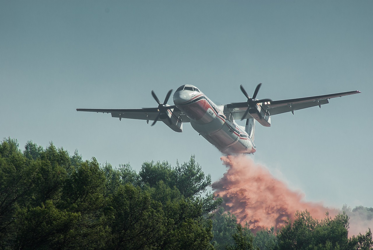 Orlaivis, Canadair, Ugnis, Miško Gaisras, Nemokamos Nuotraukos,  Nemokama Licenzija