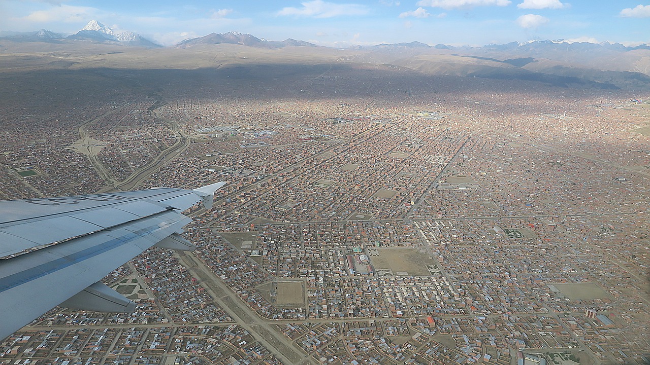 Lėktuvas, Langas, Horizontas, Kalnas, Bolivija, El Alto, Skraidantis, Skrydis, Aukštas, Aukščiau