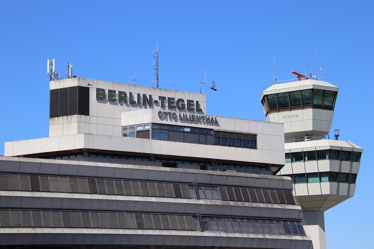 Oro Uostas,  Berlynas,  Tegel,  Otto,  Lilienthal,  Bokštas,  Centrinis Oro Uostas,  Berlin-Tegel,  Vokietija,  Orlaivių