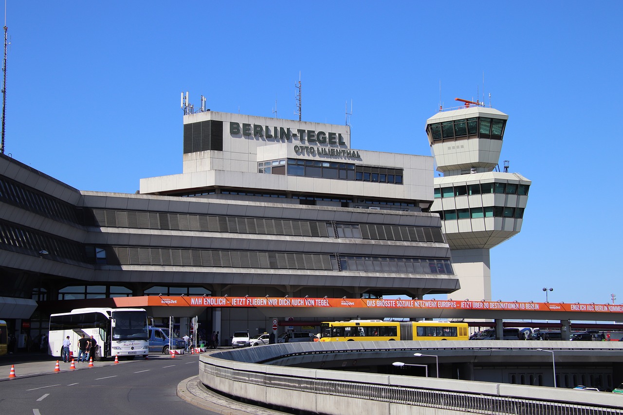 Oro Uostas,  Berlynas,  Tegel,  Otto,  Lilienthal,  Bokštas,  Centrinis Oro Uostas,  Berlin-Tegel,  Vokietija,  Orlaivių
