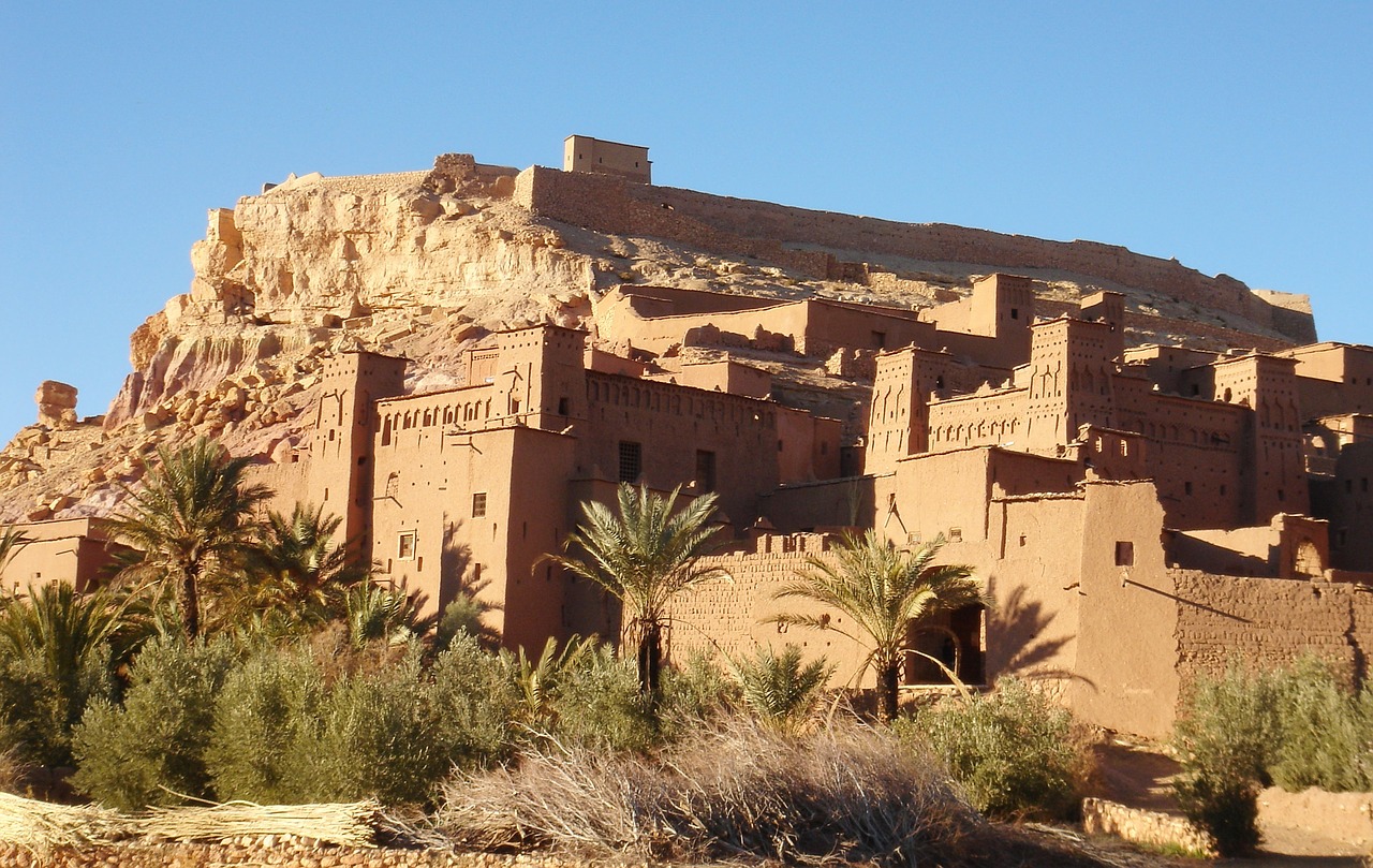 Ait Ben Haddou, Marokas, Kasbah, Nemokamos Nuotraukos,  Nemokama Licenzija