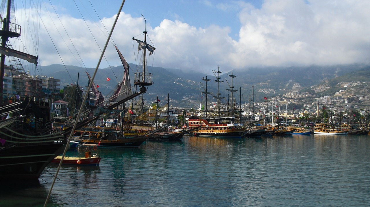 Alanya, Turkija, Piratų Laivas, Uostas, Laivai, Nemokamos Nuotraukos,  Nemokama Licenzija