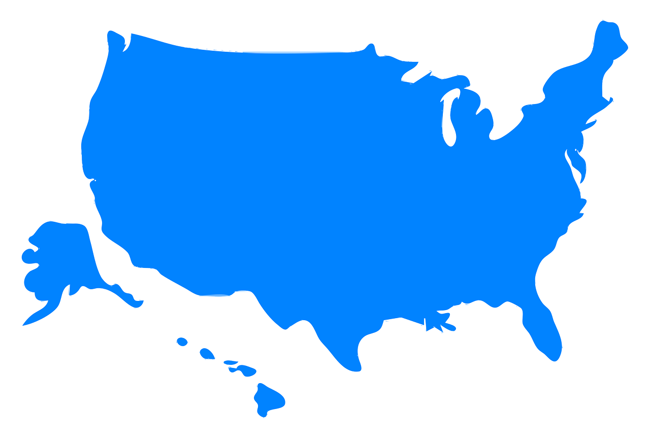 Alaska, Alaskos Siluetas, Hawaii, Žemėlapio Siluetas, Mus, Usa, Usa Map, Jav Siluetas, Nemokama Vektorinė Grafika, Nemokamos Nuotraukos