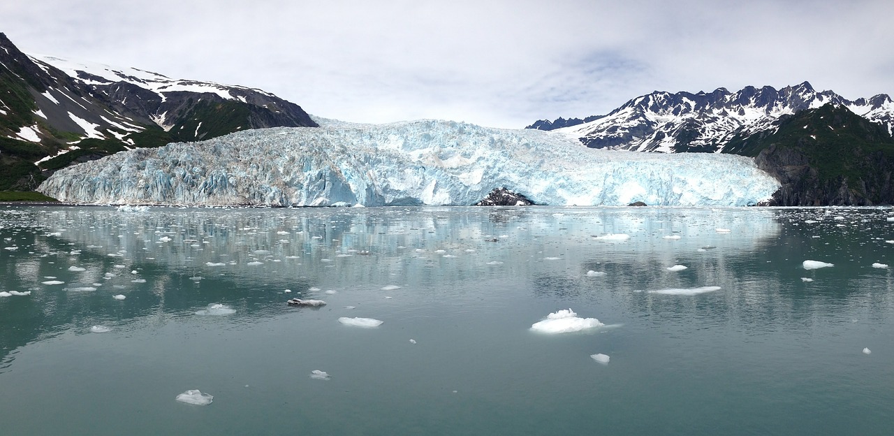Alaska, Ledas, Ledynas, Sniegas, Mėlynas, Vanduo, Gražus, Gamta, Žiema, Šaltas