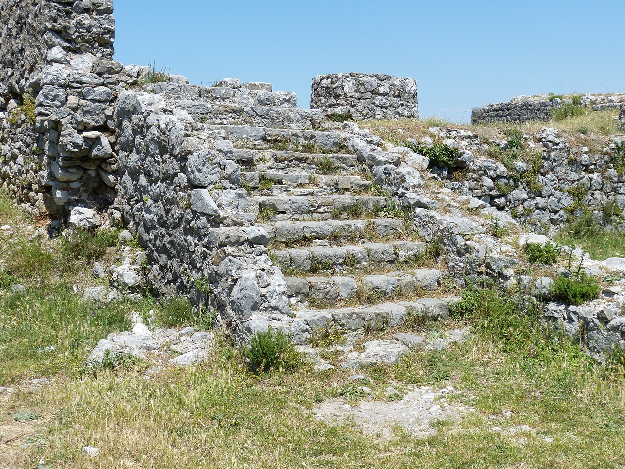 Albania, Pilis, Sugadinti, Shkodër, Balkanų, Tvirtovė, Istoriškai, Laiptai, Akmuo, Lygis