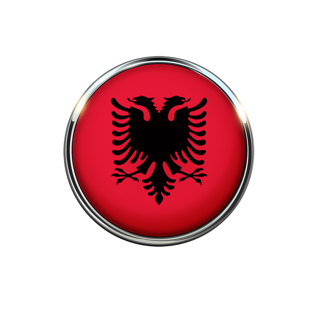 Albania, Vėliava, Ratas, Nemokamas Vaizdas, Europietis, Simbolis, Albania Flag, Europa, Fono Paveikslėlis, Šalis