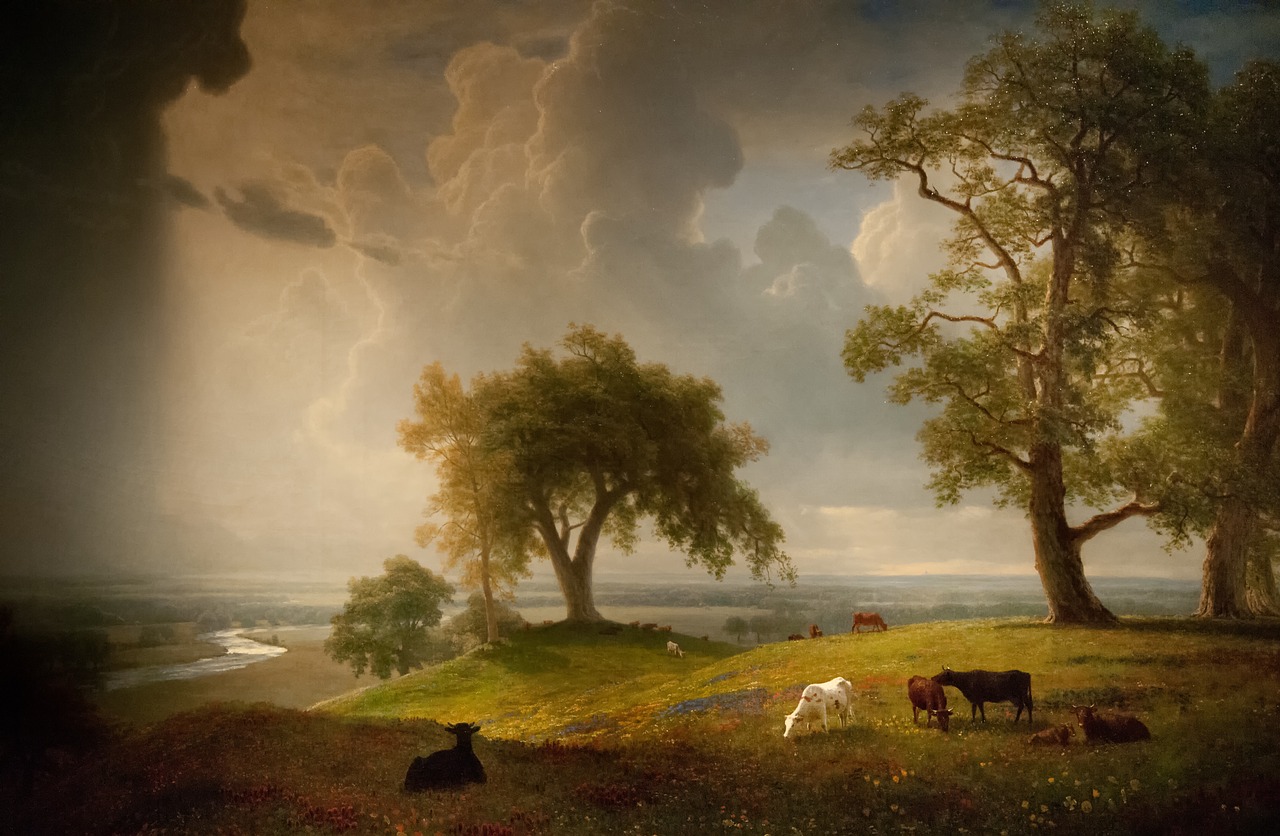 Albert Bierstadt, Naujas Muziejus, San Franciskas, Dažymas, Kalifornijos Pavasaris, Nemokamos Nuotraukos,  Nemokama Licenzija