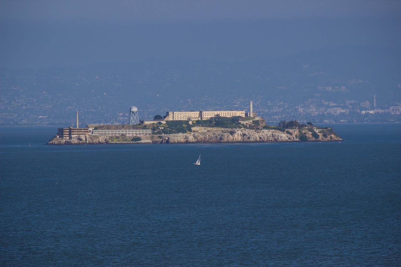 Alcatraz,  Jūra,  California,  Sala,  Kalėjimo,  Jav,  Vandens,  Statyba,  Kelionė,  Atmosfera