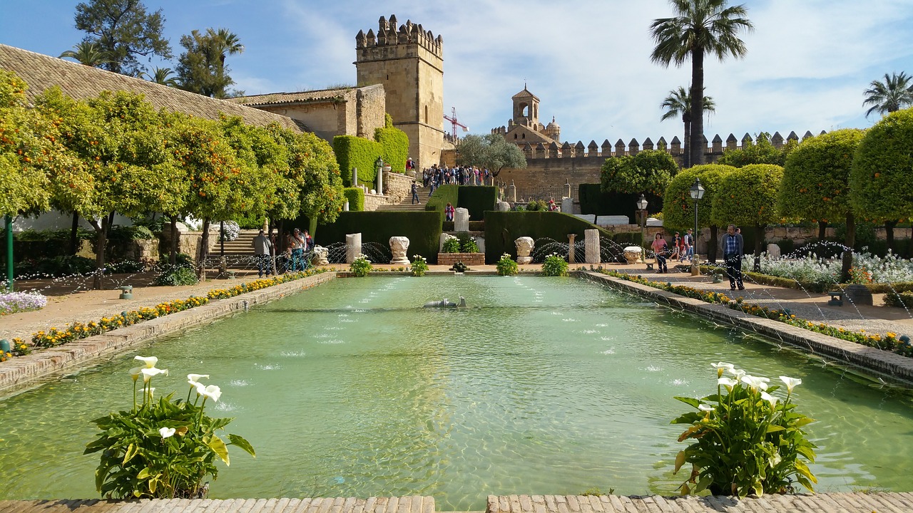 Alcázar De Los Reyes Cristianos, Krikščionių Monarchų Pilis, Cordoba Alcazar, Alcazar Cordoba, Sodai, Nemokamos Nuotraukos,  Nemokama Licenzija