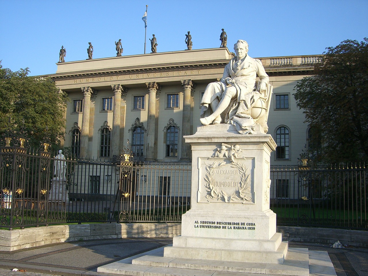 Aleksandras Von Humboldtas, Universitetas, Berlynas, Statula, Paminklas, Nemokamos Nuotraukos,  Nemokama Licenzija