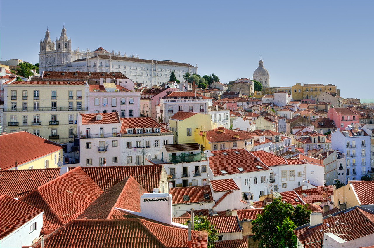 Alfama, Lisbonas, Spalvos, Portugal, Europa, Miesto Panorama, Portugalų, Miestas, Kelionė, Vaizdas