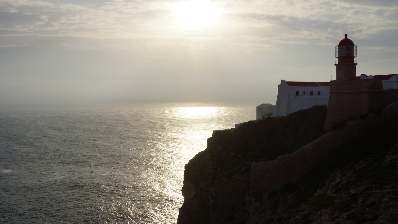 Algarve, Kranto, Švyturys, Saulėlydis, Portugal, Nemokamos Nuotraukos,  Nemokama Licenzija