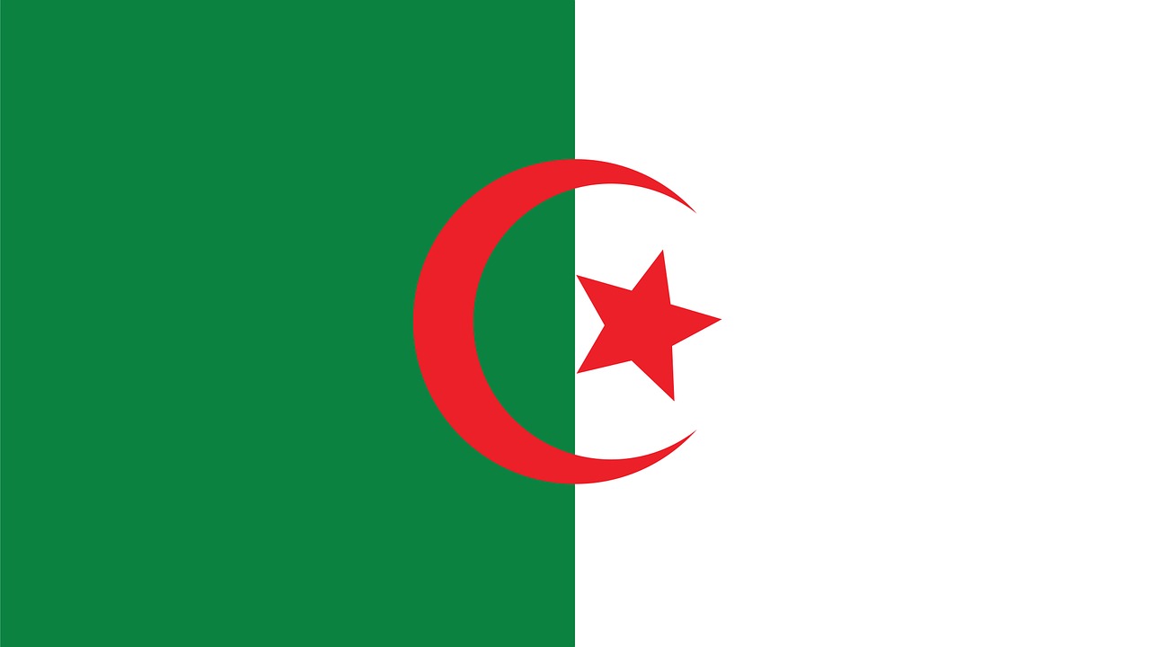Algeria, Vėliava, Žvaigždė Fone, Nemokamos Nuotraukos,  Nemokama Licenzija