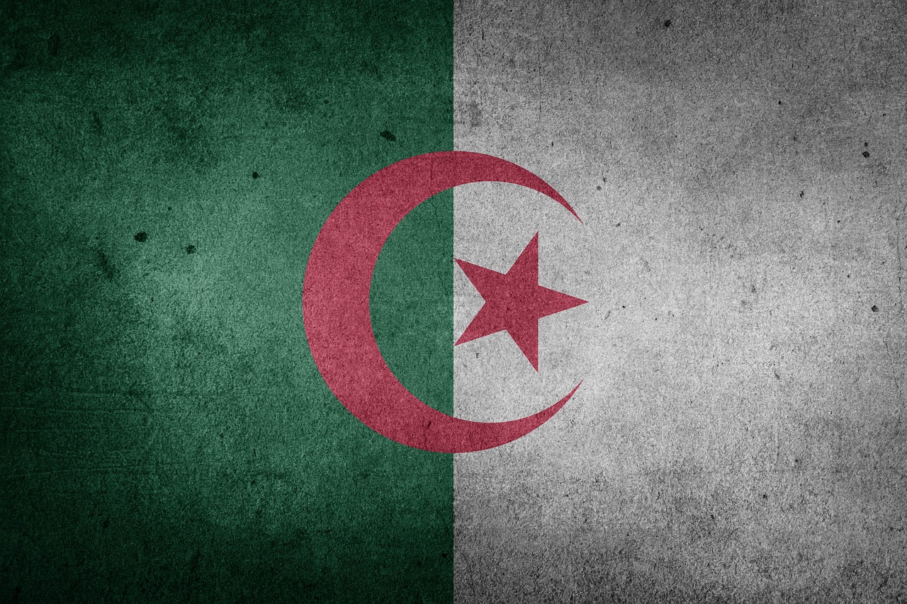 Algeria, Vėliava, Afrika, Tautinė Vėliava, Sahara, Grunge, Nemokamos Nuotraukos,  Nemokama Licenzija