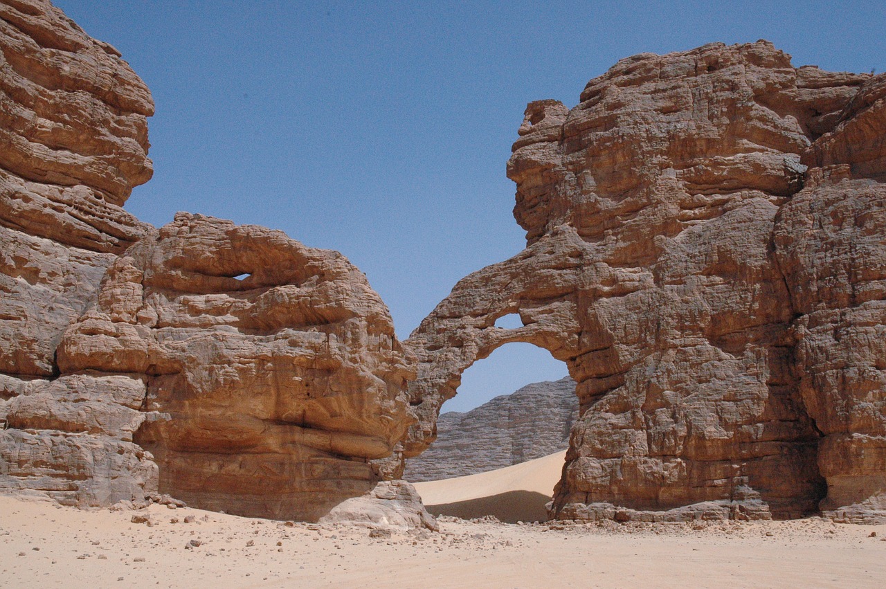 Algeria, Dykuma, Smėlis, Erozijos Arka, Nemokamos Nuotraukos,  Nemokama Licenzija