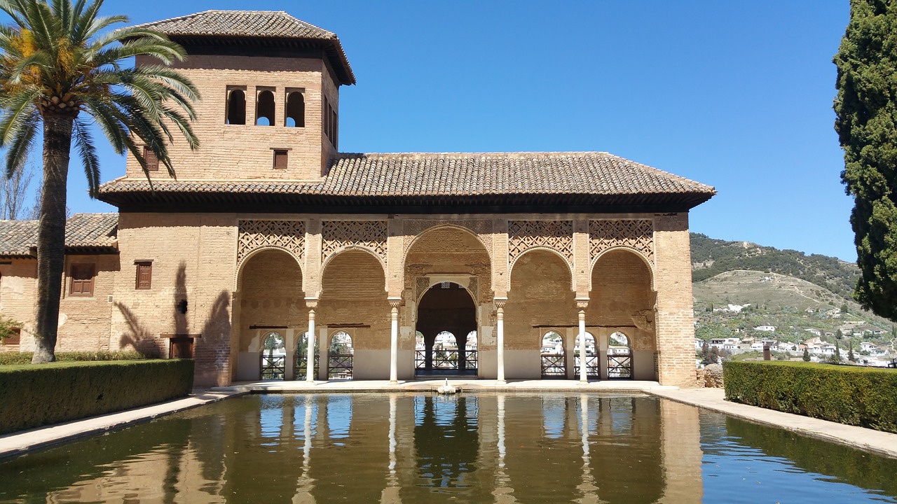 Alhambra, Calat Alhamra, Granada, Tvirtovė, Karališkasis, Orientyras, Pilis, Panorama, Paviljonas, Nemokamos Nuotraukos
