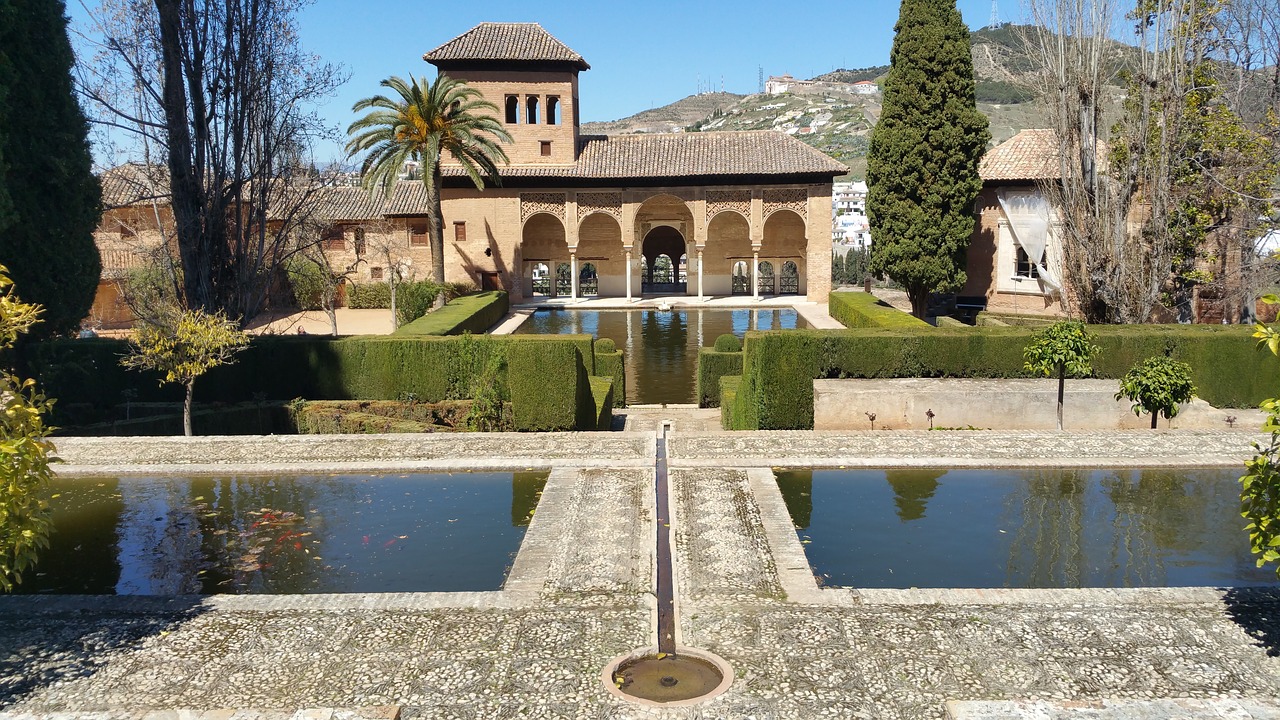 Alhambra, Calat Alhamra, Granada, Tvirtovė, Karališkasis, Orientyras, Pilis, Panorama, Paviljonas, Nemokamos Nuotraukos