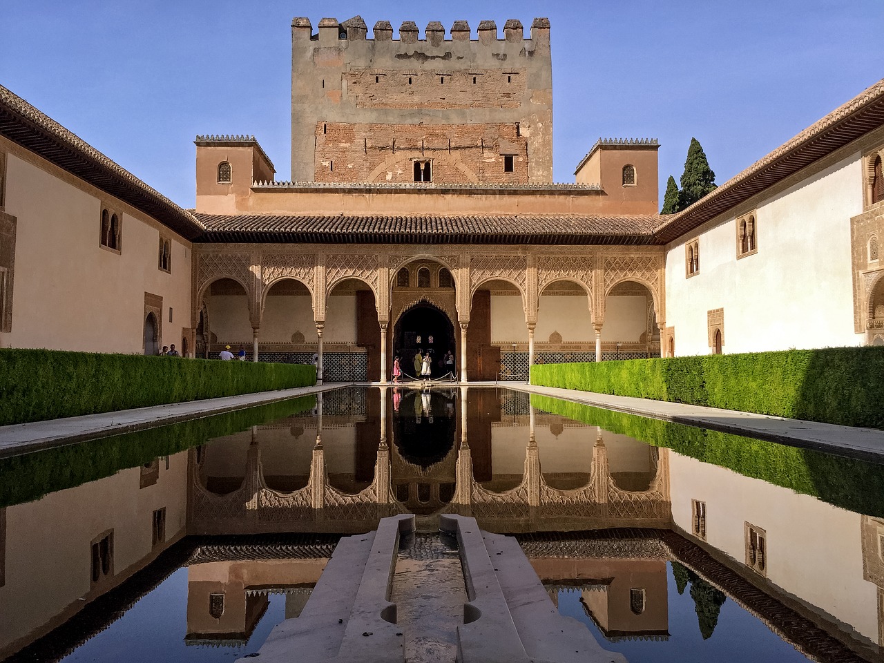 Alhambra, Ispanija, Granada, Andalūzija, Architektūra, Istorinis, Musulmonas, Miestas, Paveldas, Kultūra