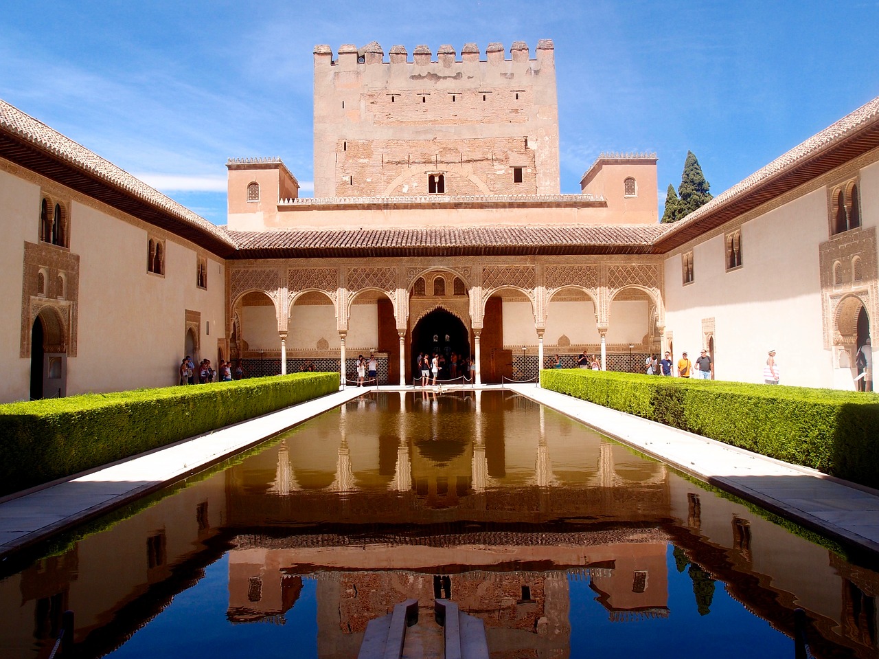 Alhambra, Granata, Andalūzija, Ispanija, Rūmai, Architektūra, Akmenys, Alhambros Sodas, Arabiškas, Maurų