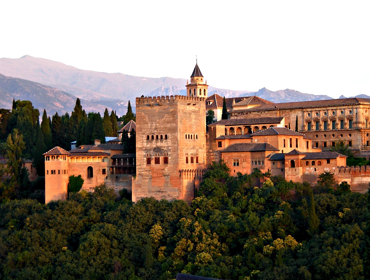 Alhambra, Granada, Ispanija, Architektūra, Andalūzija, Maurų, Rūmai, Turizmas, Ispanų, Europa