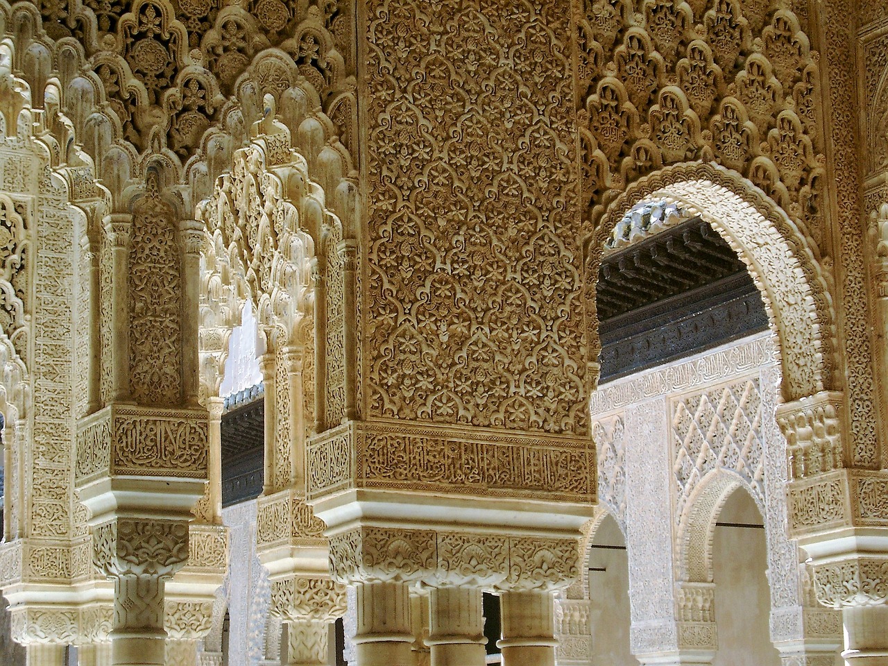 Alhambra, Granada, Andalūzija, Architektūra, Arabiškas, Arkos, Musulmono Menas, Nemokamos Nuotraukos,  Nemokama Licenzija