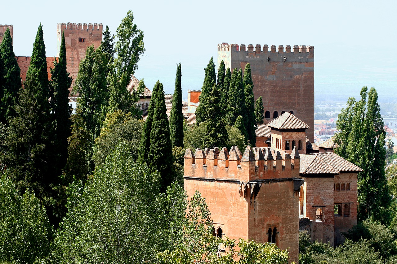 Alhambra, Ispanija, Granada, Andalūzija, Architektūra, Rūmai, Orientyras, Islamic, Istorinis, Generalife