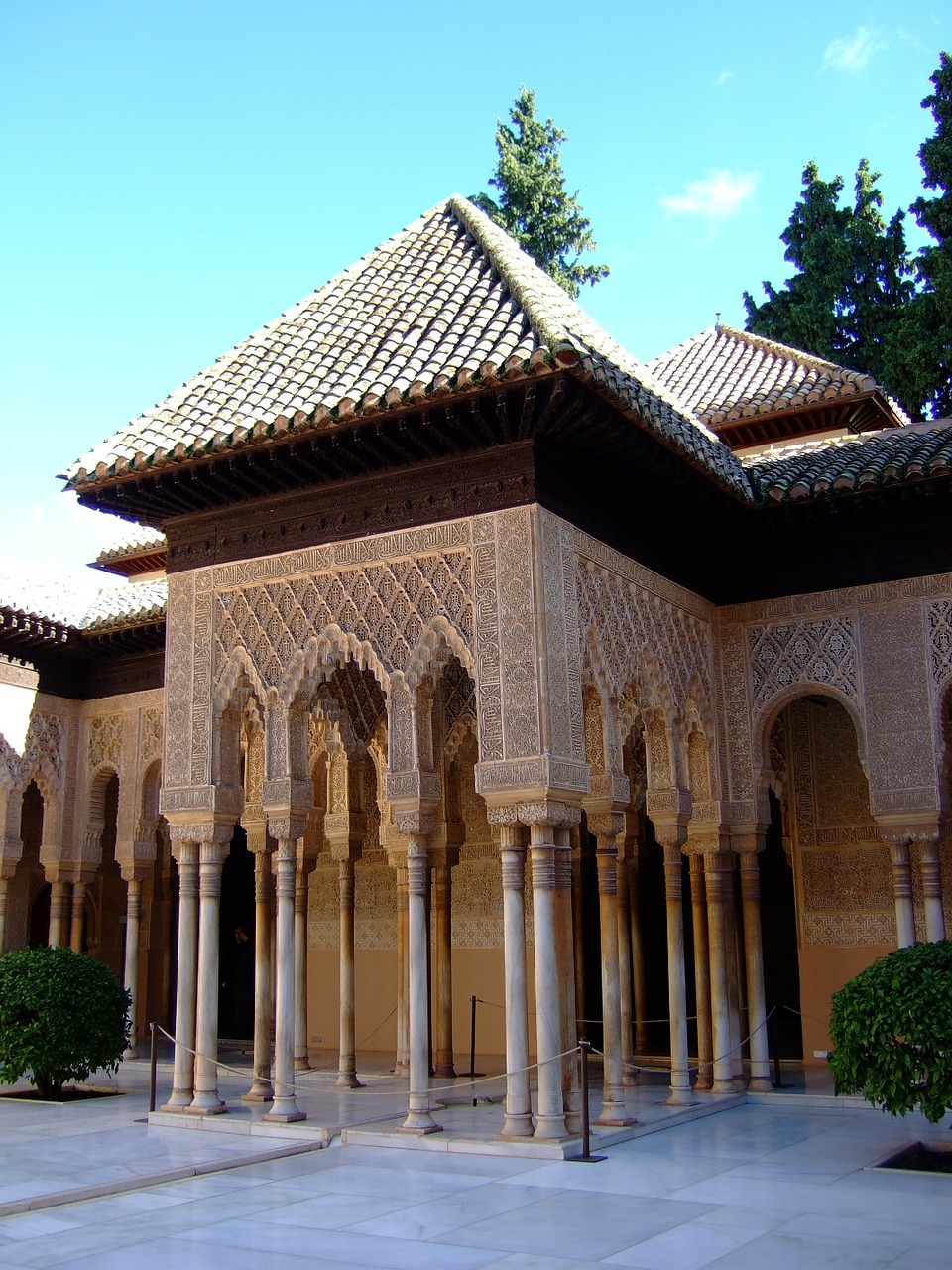 Alhambra, Granada, Andalūzija, Ispanija, Terasa, Liūtys, Nemokamos Nuotraukos,  Nemokama Licenzija