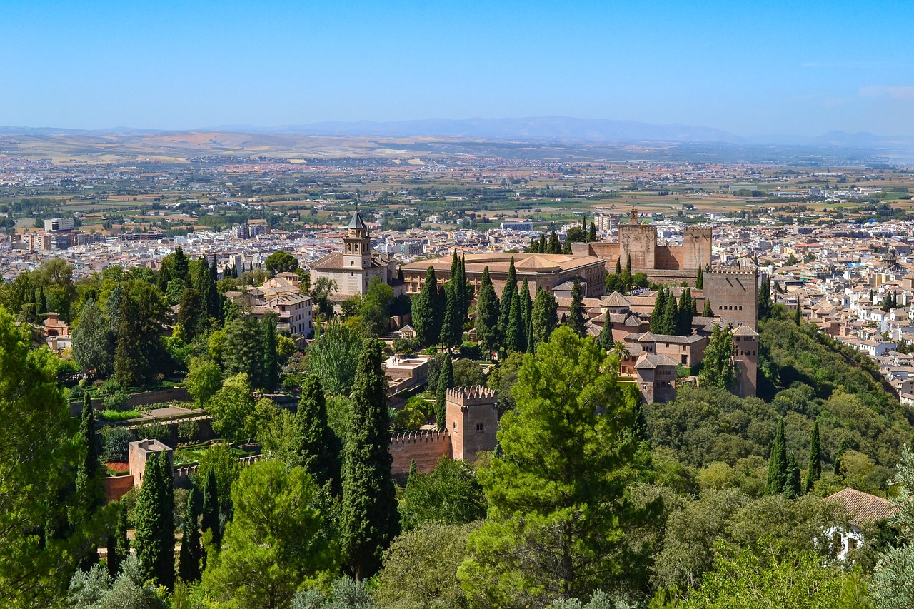 Alhambra, Granada, Ispanija, Rūmai, Tvirtovė, Unesco, Architektūra, Keliauti, Kelionė, Nemokamos Nuotraukos