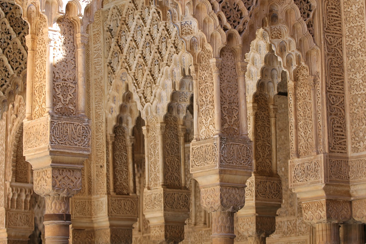 Alhambra, Ispanija, Granada, Langas, Andalūzija, Rūmai, Maurų, Arabiškas, Paminklas, Architektūra