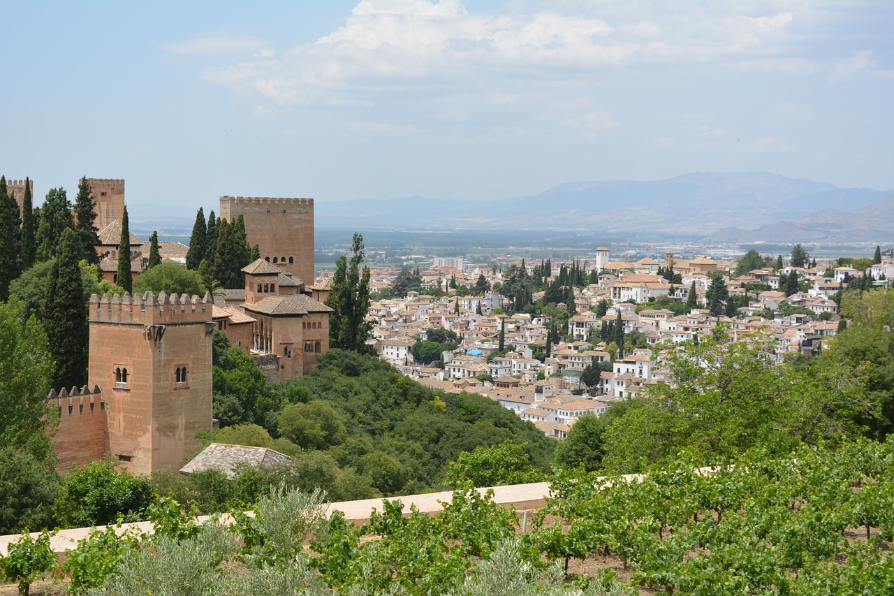 Alhambra,  Pilis,  Granada,  Ispanija,  Alcazaba, Nemokamos Nuotraukos,  Nemokama Licenzija