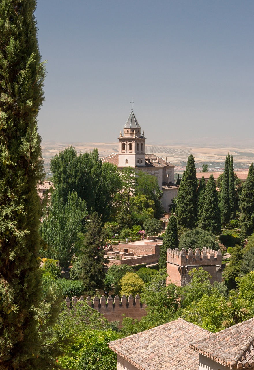 Alhambra, Bažnyčia, Granada, Ispanija, Iglesia De Santa Maria, Architektūra, Istorinis, Žinomas, Pastatas, Nemokamos Nuotraukos