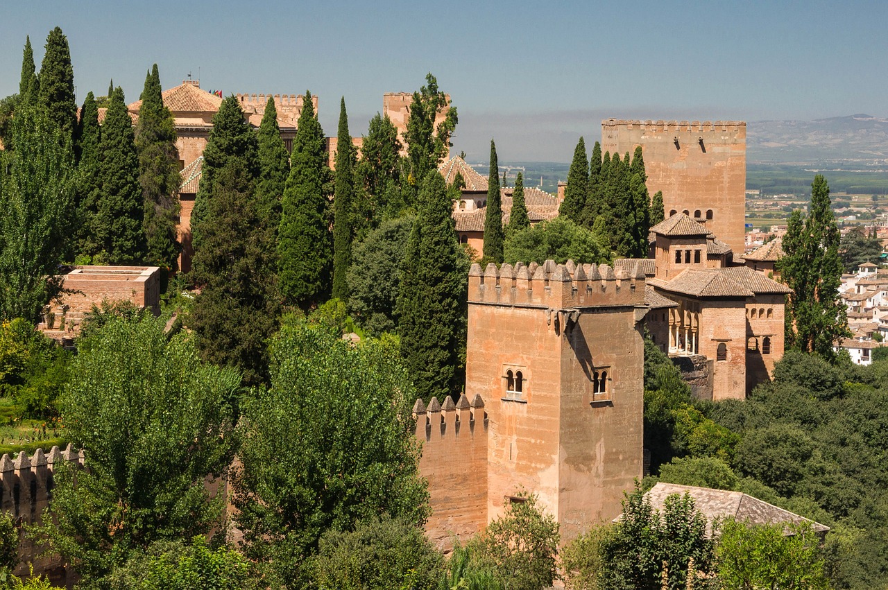 Alhambra, Granada, Ispanija, Tvirtovė, Rūmai, Pastatas, Žinomas, Turizmas, Architektūra, Andalūzija