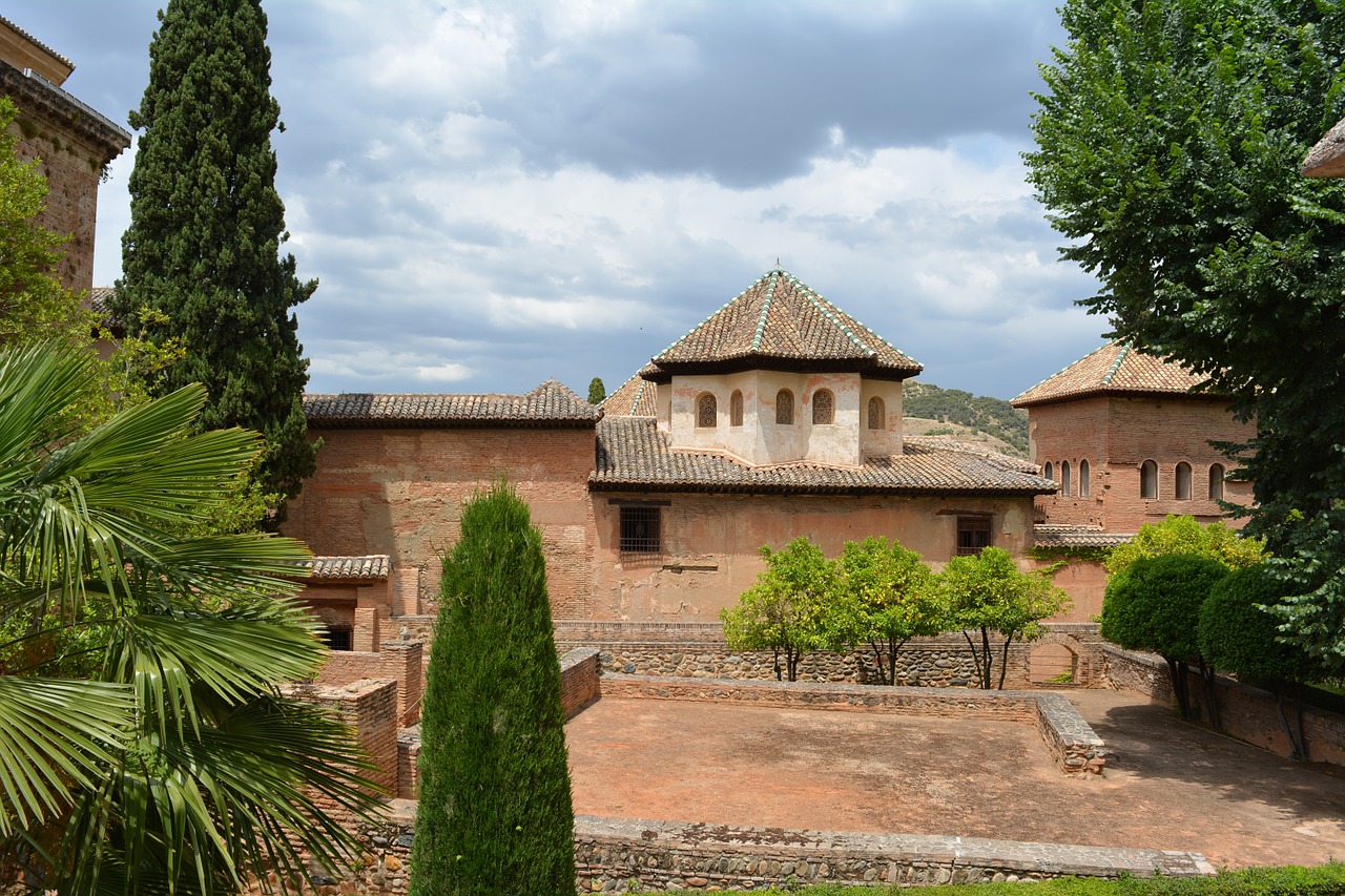 Alhambra, Andalūzija, Kraštovaizdis, Pilis, Granada, Ispanija, Miesto Pilis, Maurų, Pasaulinis Paveldas, Sodas