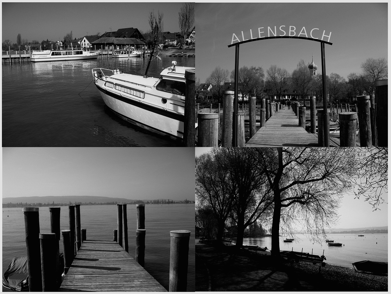 Allensbach, Ežero Konstanta, Vokietija, Uostas, Internetas, Laivas, Boot, Bankas, Juoda, Balta