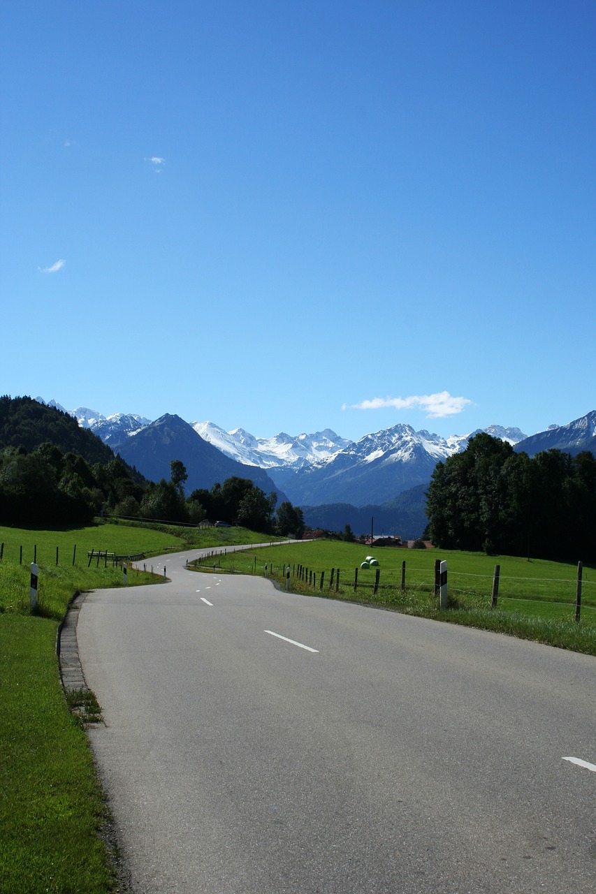 Allgäu, Kalnai, Alpių, Kraštovaizdis, Panorama, Allgäu Alpės, Bavarija, Gamta, Dangus, Kalnų Vasara