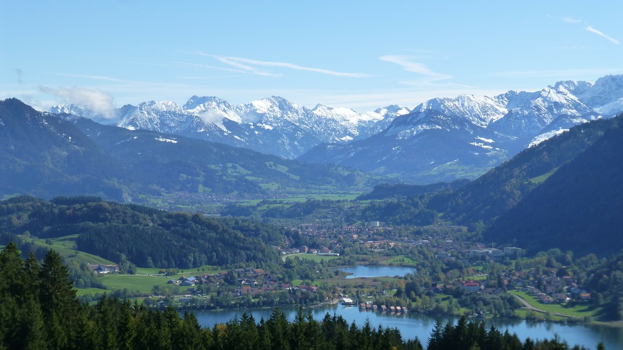 Allgäu, Žiemos Sprogimas, Sniegas, Kalnai, Panorama, Immenastadt, Didelis Alpių Ežeras, Nemokamos Nuotraukos,  Nemokama Licenzija