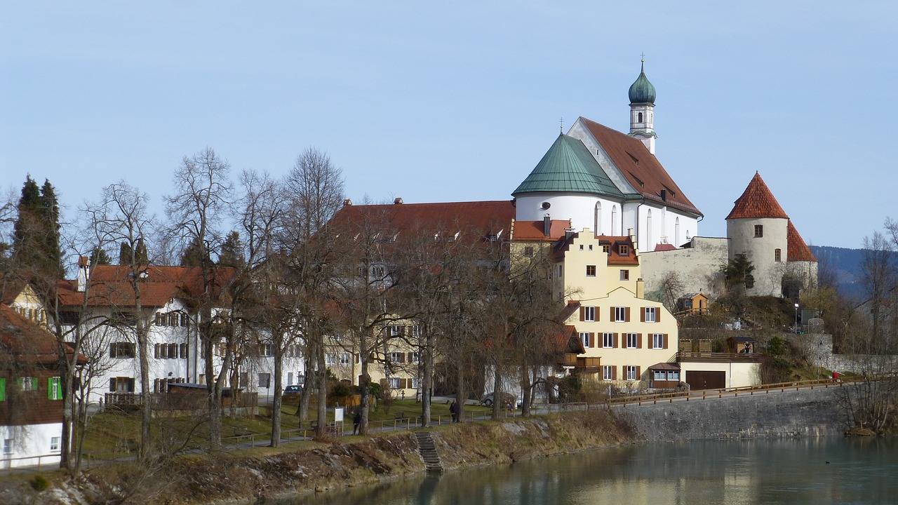 Allgäu, Franciscan Vienuolynas, Lech, Nemokamos Nuotraukos,  Nemokama Licenzija