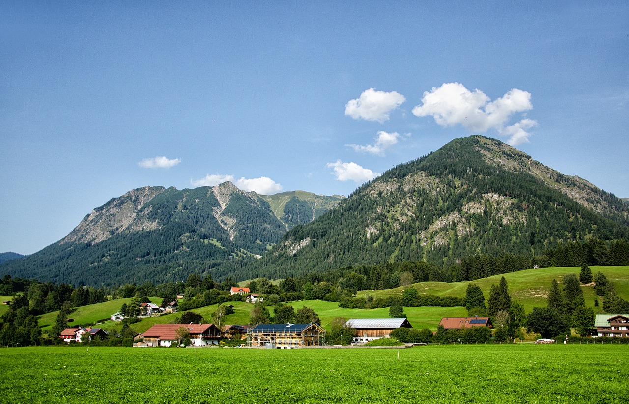 Allgäu, Oberstdorf, Kalnai, Miškas, Medžiai, Bavarija, Vasara, Nemokamos Nuotraukos,  Nemokama Licenzija