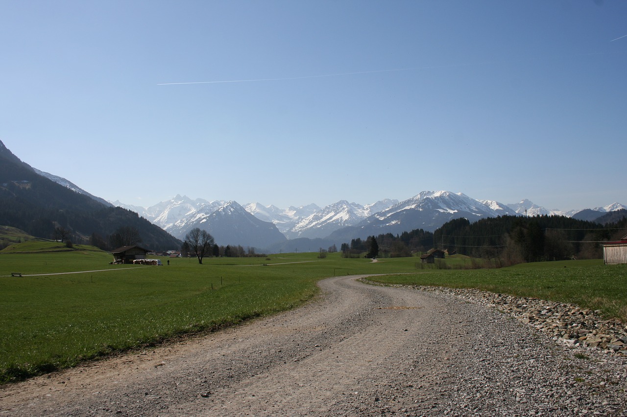 Allgäu, Alpių, Allgäu Alpės, Kraštovaizdis, Panorama, Gamta, Žygiai, Kalnų Panorama, Kalnų Peizažas, Bavarija