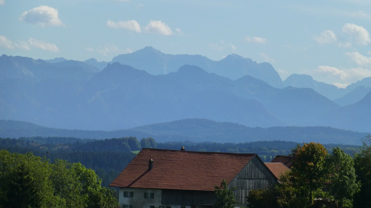 Allgäu, Kalnai, Traukinys Pažymėtas Vaizdas, Panorama, Perspektyva, Nemokamos Nuotraukos,  Nemokama Licenzija