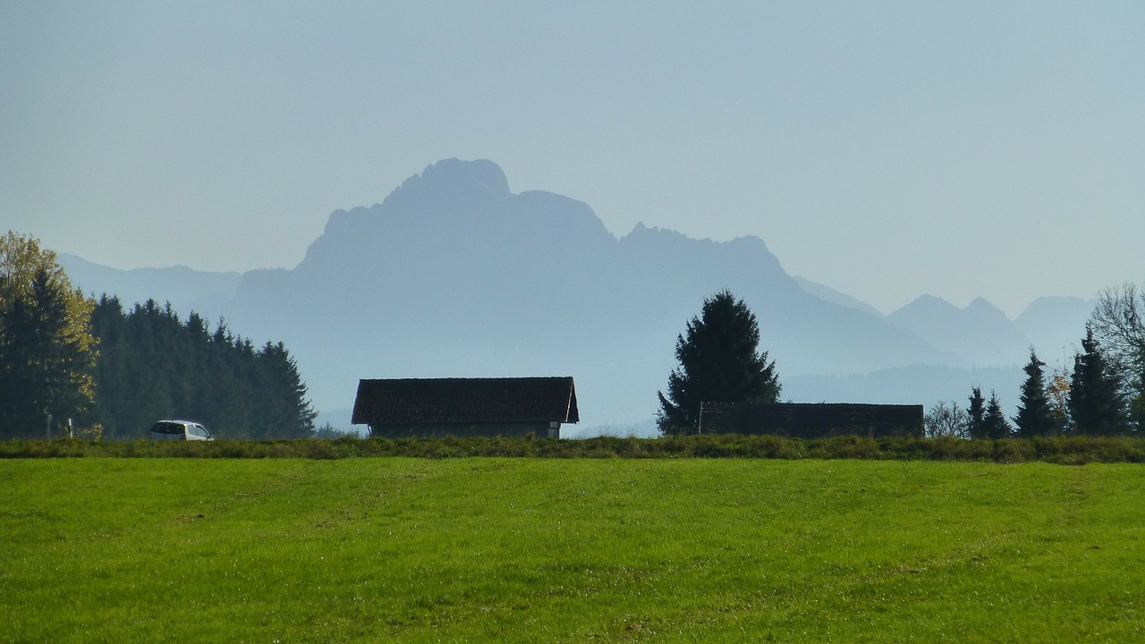 Allgäu, Ruduo, Pasivalu, Panorama, Vaizdas, Pieva, Saulė, Gražus Oras, Nemokamos Nuotraukos,  Nemokama Licenzija