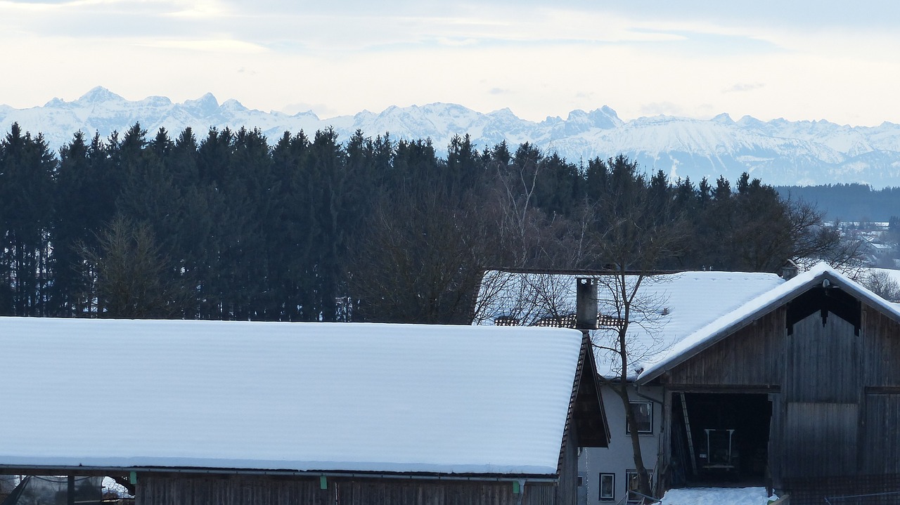 Allgäu, Žiema, Sniegas, Panorama, Plaukų Džiovintuvas, Edelsberg, Alpspitze, Nemokamos Nuotraukos,  Nemokama Licenzija